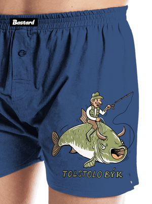 Tolstolobýk pánské trenky Blue