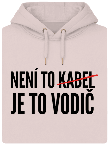 Je to vodič unisex mikina premium Rose Chalk