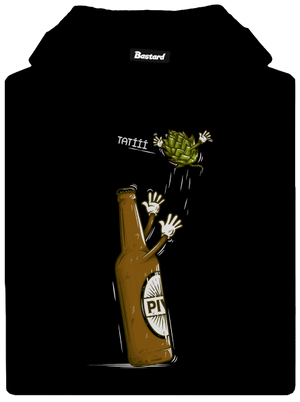 Lahváč a syn dámská mikina klokanka Black