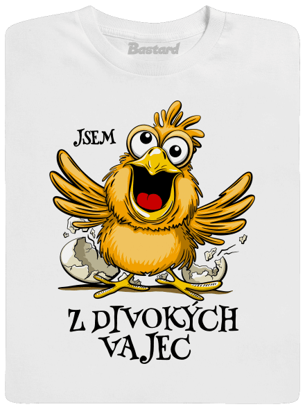 Z divokých vajec pánské dlouhý rukáv White