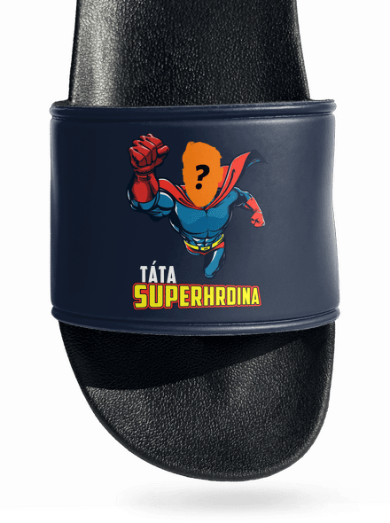 Táta superhrdina pantofle Navy
