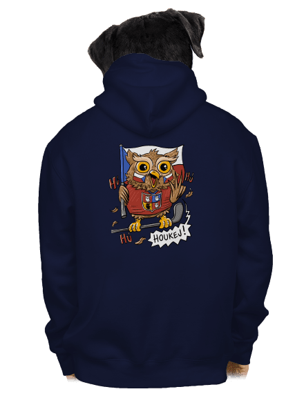 Houkej pánská mikina na zip Navy