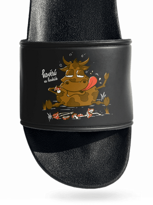 Hovězí na houbách pantofle Black