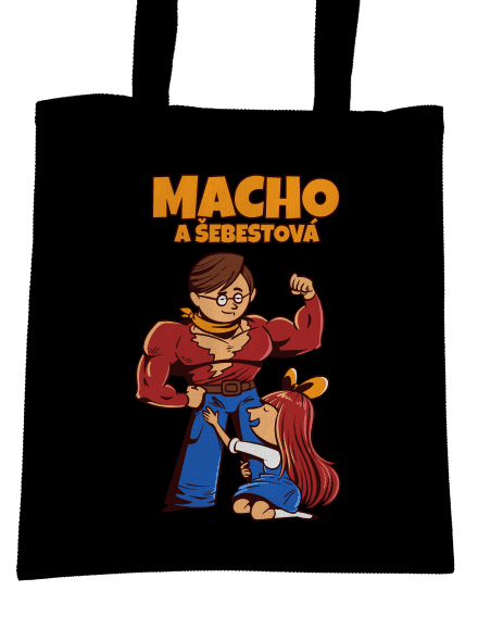 Macho a Šebestová taška Black