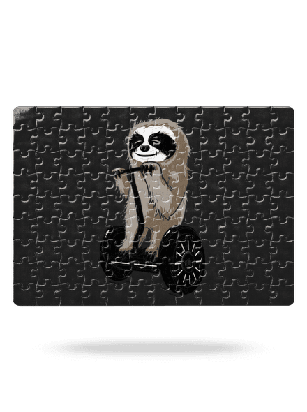 Lenochod puzzle White