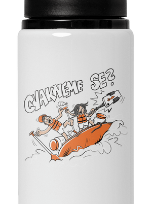 Cvakneme se lahev na vodu White