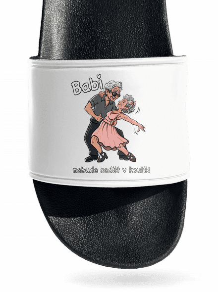 Babi v koutě pantofle White