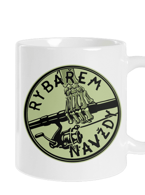 Rybářem navždy  klasický hrnek White