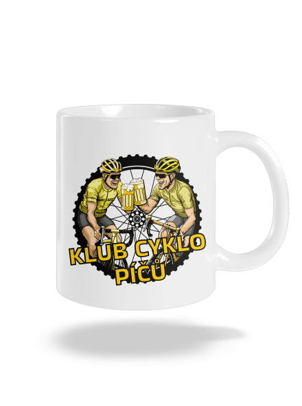 Klub cyklo píčů klasický hrnek White