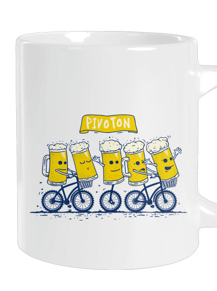 Pivoton velký hrnek White