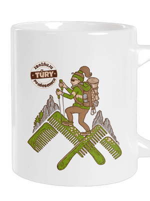 Turistka velký hrnek White