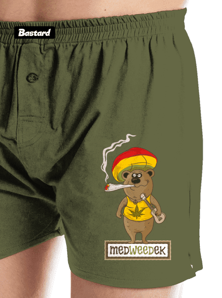Medweedek pánské trenky Khaki