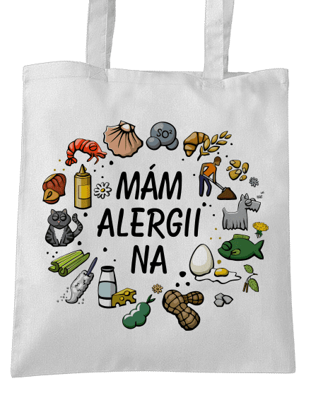 Mám alergii na... + fix taška White