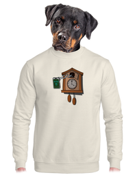 unisex mikina bez kapuce