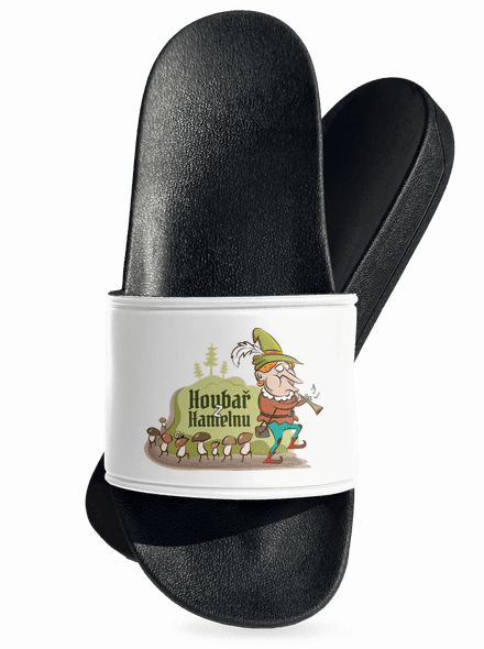 Houbař z Hamelnu pantofle White