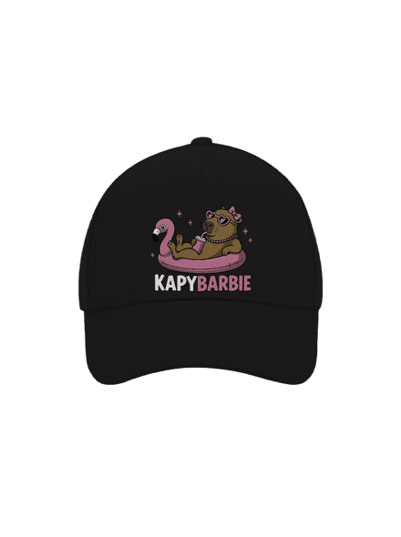 Kapybarbie kšiltovka baseballka Black