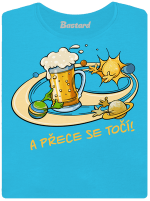 A přece se točí! dámské tričko Blue Atol