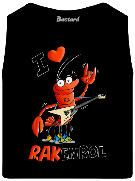 Rakenrol pánské tílko Black