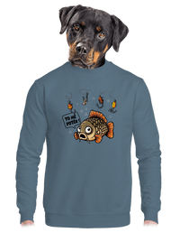 unisex mikina bez kapuce