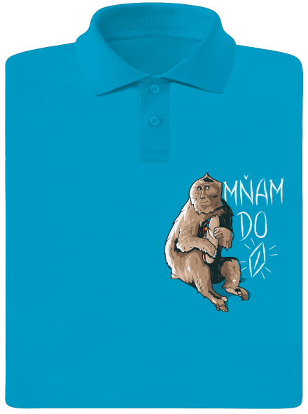 Mňam do p*** pánská polokošile Blue Atol