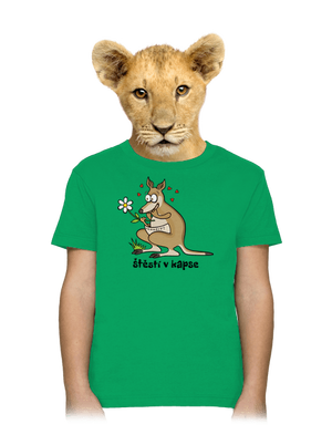 Štěstí v kapse dětské tričko Kelly Green