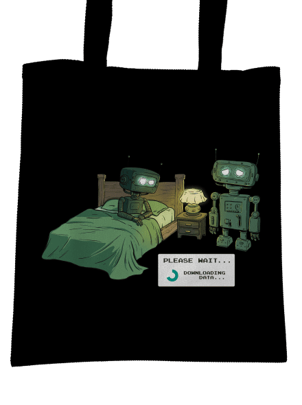 Robotí romantika taška Black