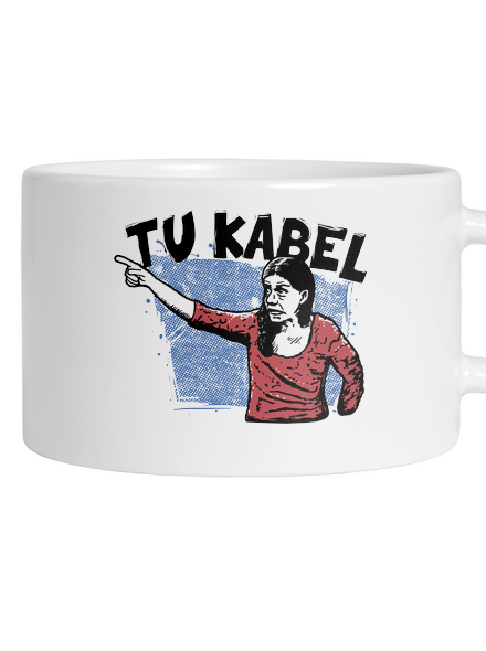 Tukabel hrnek makronka White