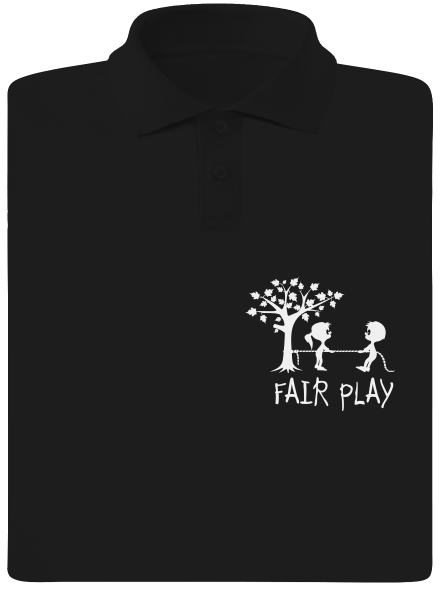 Fair play pánská polokošile Black