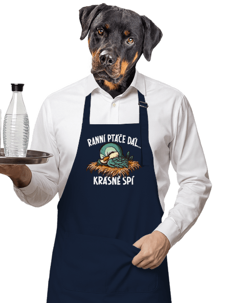 Ranní ptáče spí zástěra Navy