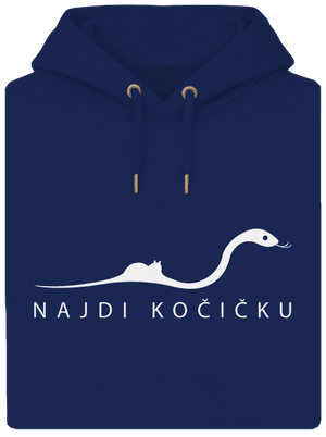 Najdi kočičku unisex mikina premium Navy