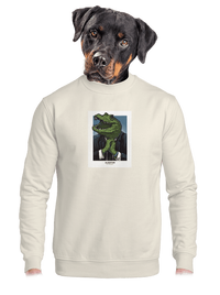 unisex mikina bez kapuce