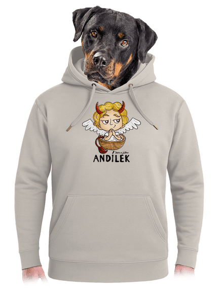 Andílek unisex mikina premium Pastel Macchiato