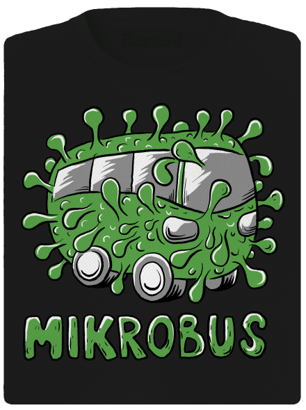 Mikrobus dámské sportovní tričko Black