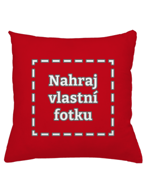 Vlastní potisk polštář Red