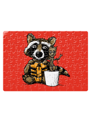 Strážci galaxie puzzle White