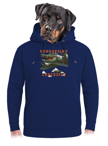 Bombardino Crocodilo – Italian Brainrot unisex mikina premium Navy
