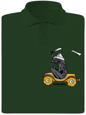 Vetřelníček pánská polokošile Bottle Green Mal