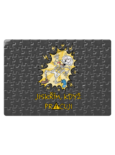 Jiskřím puzzle White