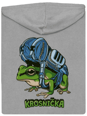 Krosnička pánská mikina na zip Light Melange