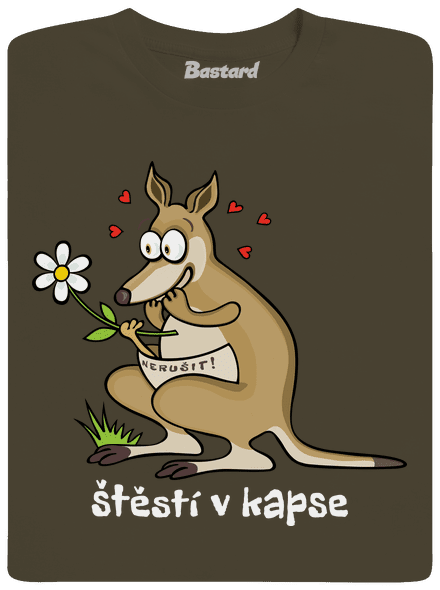 Štěstí v kapse pánské dlouhý rukáv Urban Khaki