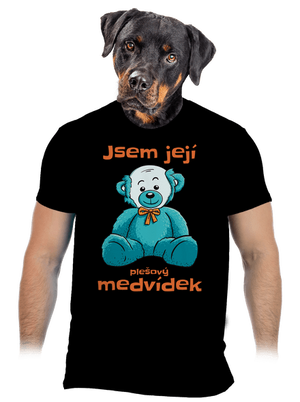 Plešový medvídek pánské tričko Black