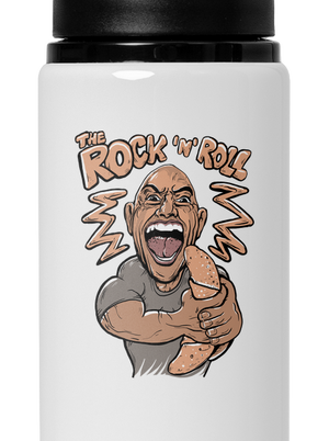 Rock and roll lahev na vodu White