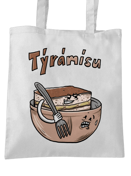 Týrámísu taška White