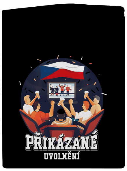 Přikázané uvolnění pánská mikina na zip Black