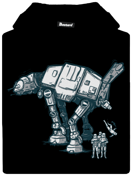 AT-AT dětská mikina klokanka Black