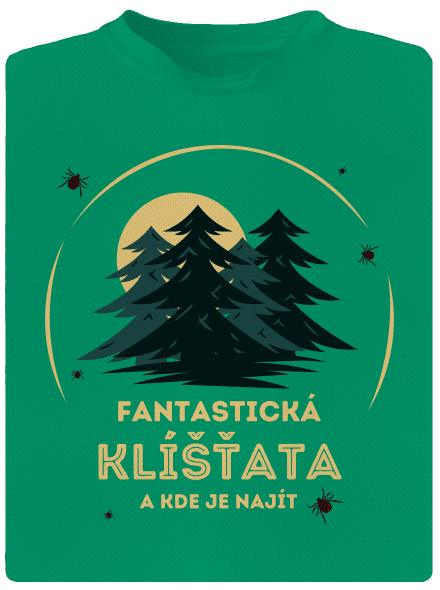 Fantastická klíšťata dětské sportovní tričko Kelly Green Mal
