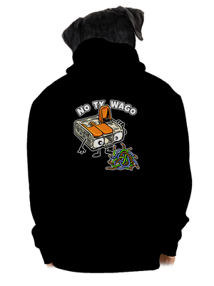 Wago svorka pánská mikina na zip Black