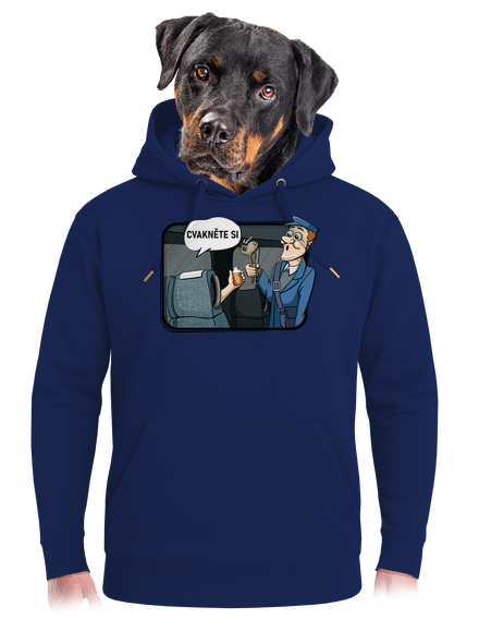 Cvakněte si unisex mikina premium Navy