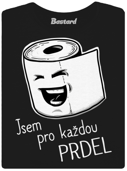 Prdel dámské tričko Black