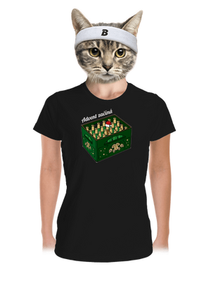 Advent začíná dámské sportovní tričko Black